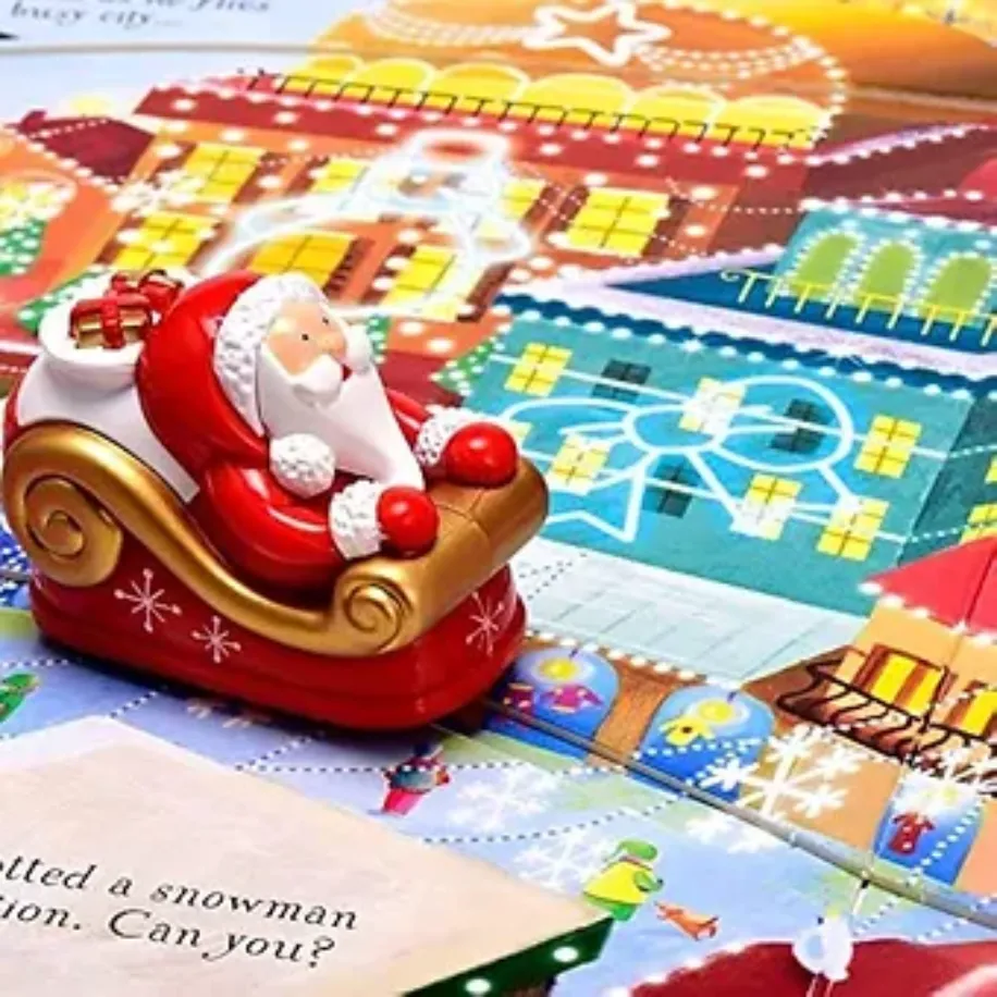Usborne Santa's Christmas Journey With Wind-up Sleigh