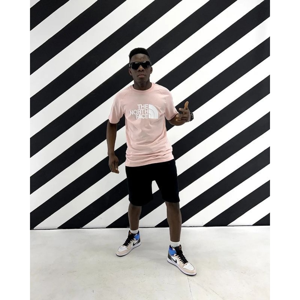 NORTFACE WICKER GRAPHIC T-SHIRT PEMBE