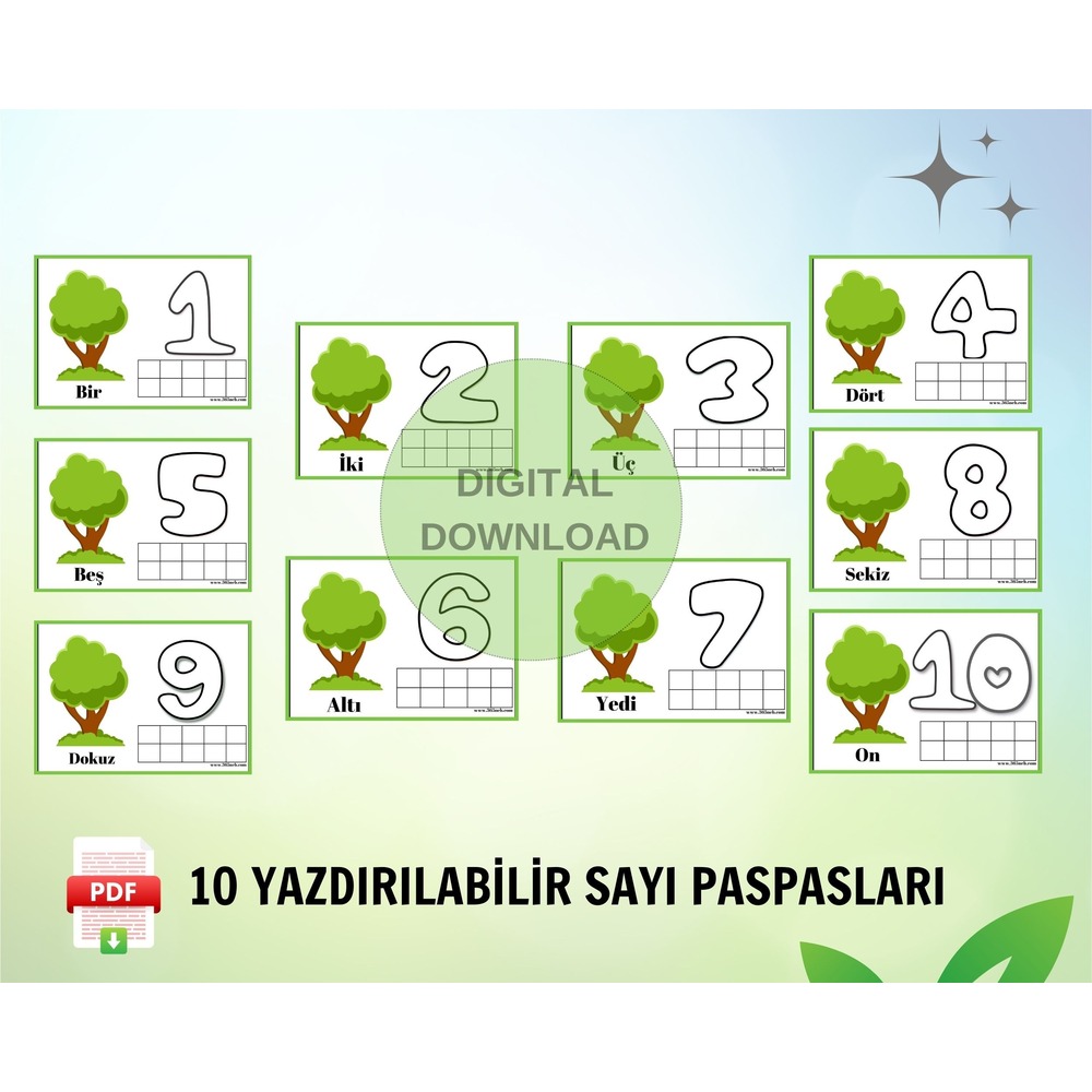 Oyun Hamuru Matı İle Rakam Çalışması|Matematik Aktivitesi|Oyun Hamur İle Rakam Öğrenimi
