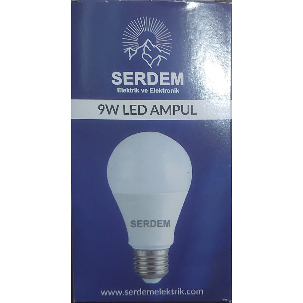 9W LED AMPUL E27