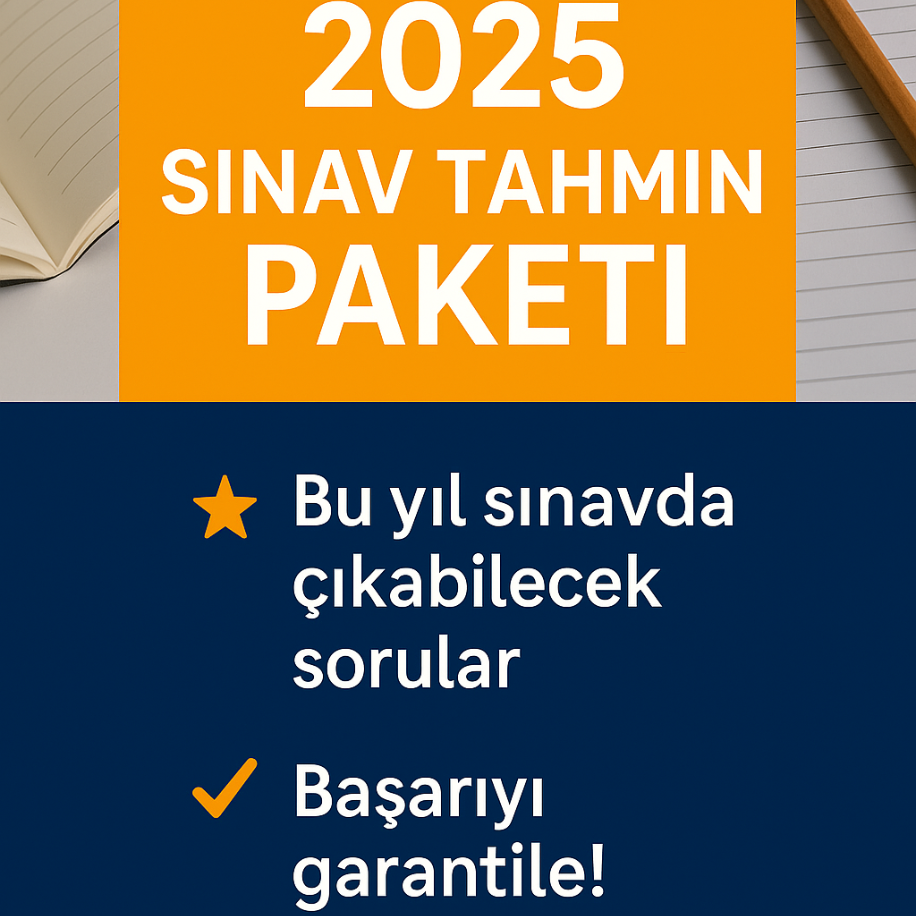 2025 TYT Sınav Tahmin Paketi