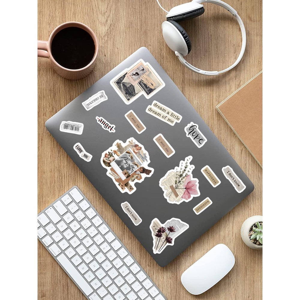 40D - Vintage & Retro Temalı Laptop Notebook Tablet Sticker Seti ...