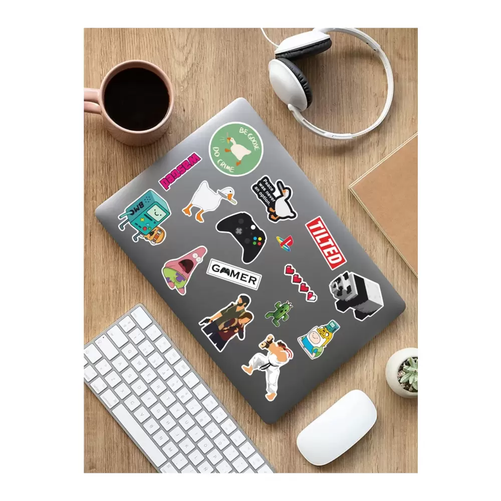 Game Temalı Laptop Notebook Tablet Sticker Set - ARSET12B | ARSticker