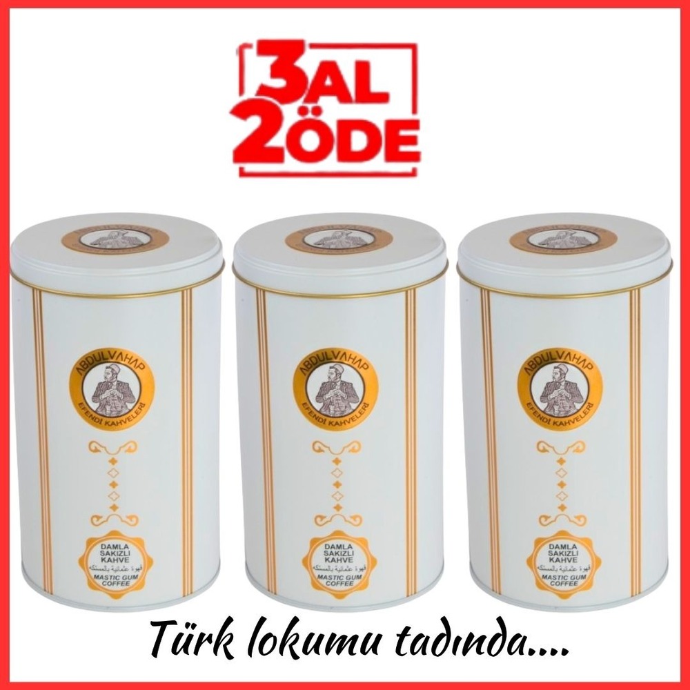 Abdulvahap Efendi Kahveleri Damla Sakızlı 3 al 2 öde