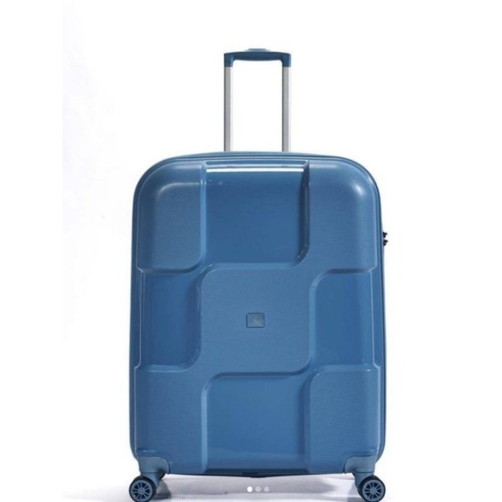 Poliplan Kırılmaz Kabin Boy Valiz Mavi