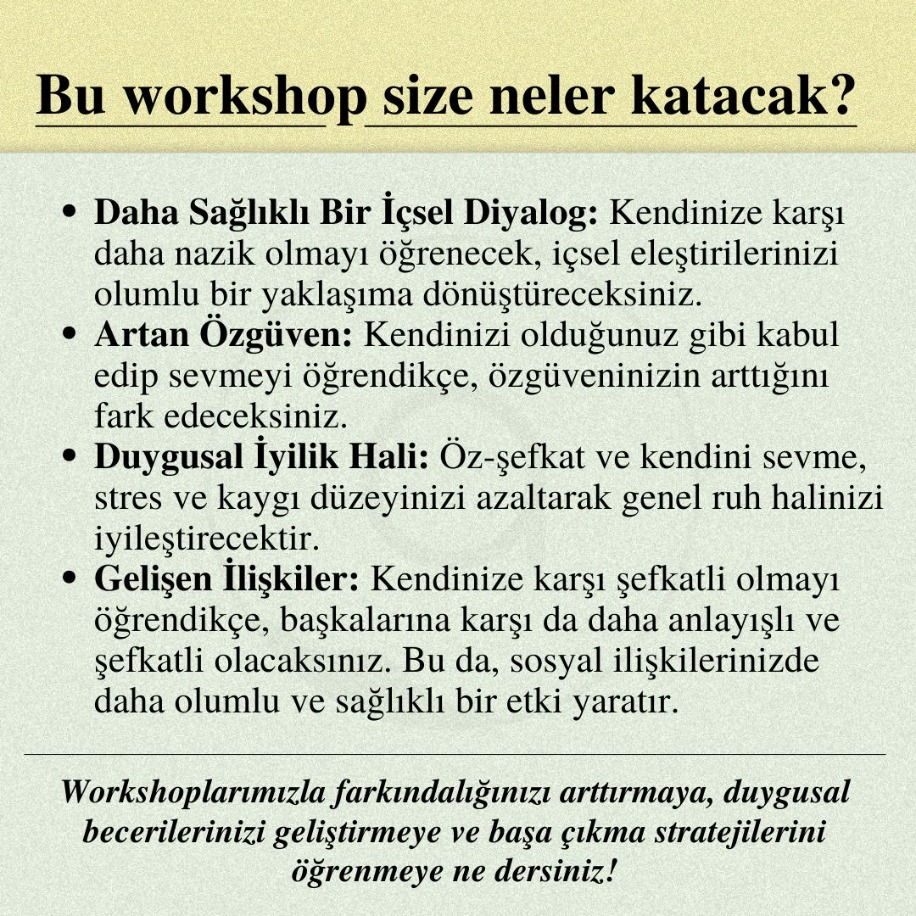 Öz-Şefkat ve Kendini Kabul: İçsel Eleştiriciyi Susturmak