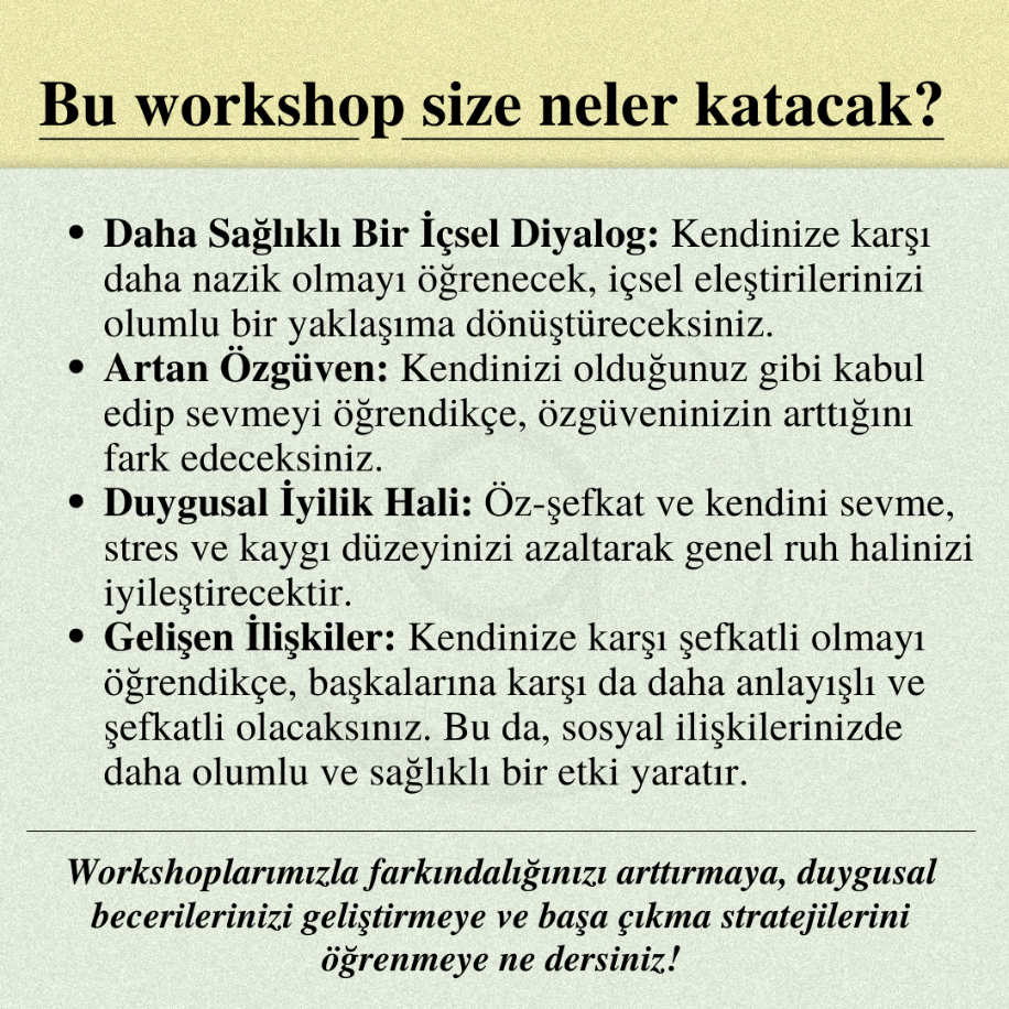 Öz-Şefkat ve Kendini Kabul: İçsel Eleştiriciyi Susturmak