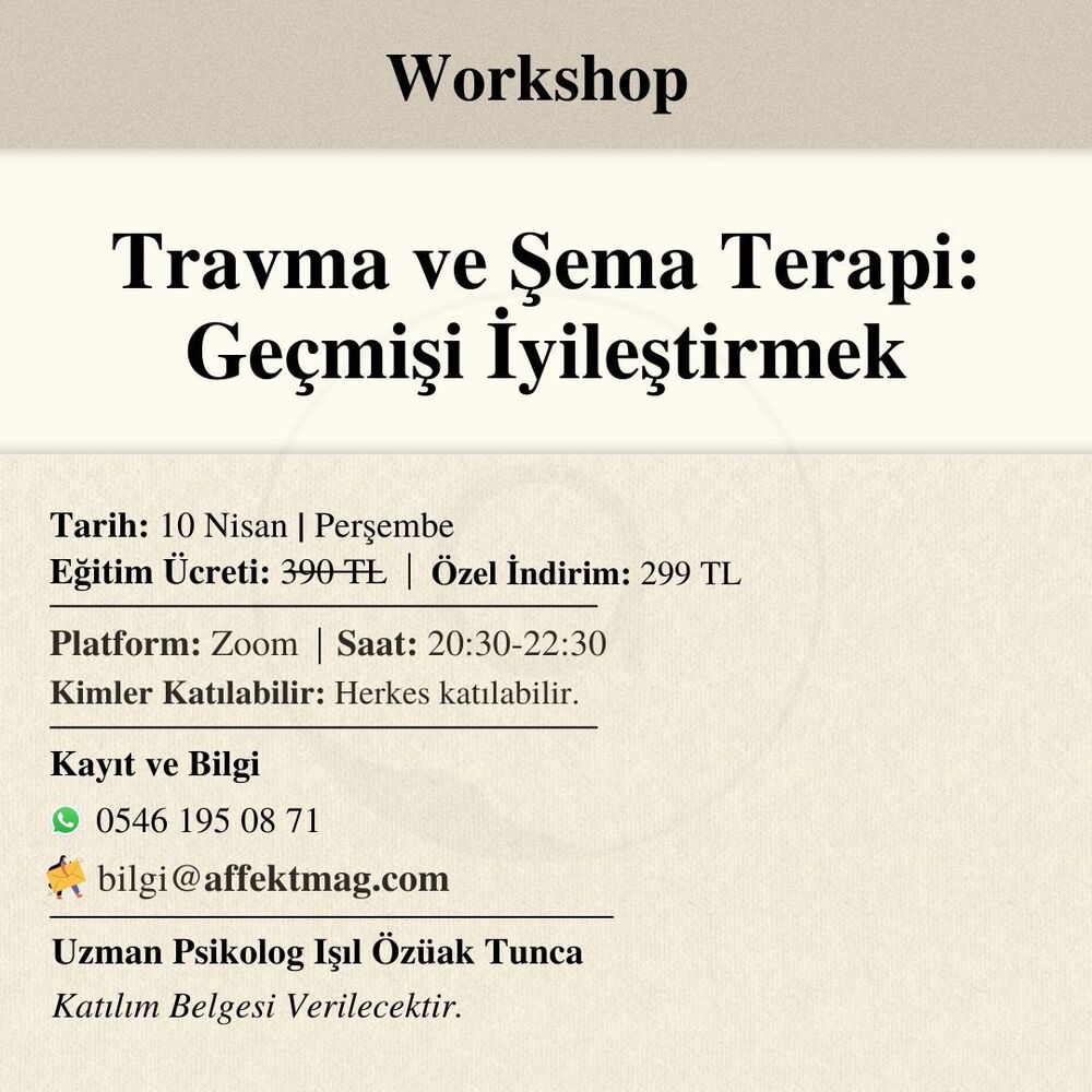 Travma ve Şema Terapi: Geçmişi İyileştirmek