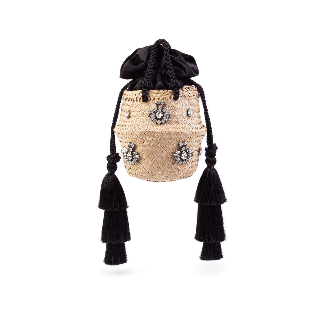 Black Queen Bee Basket Bag (Siyah Kraliçe Arı Sepet Çanta)