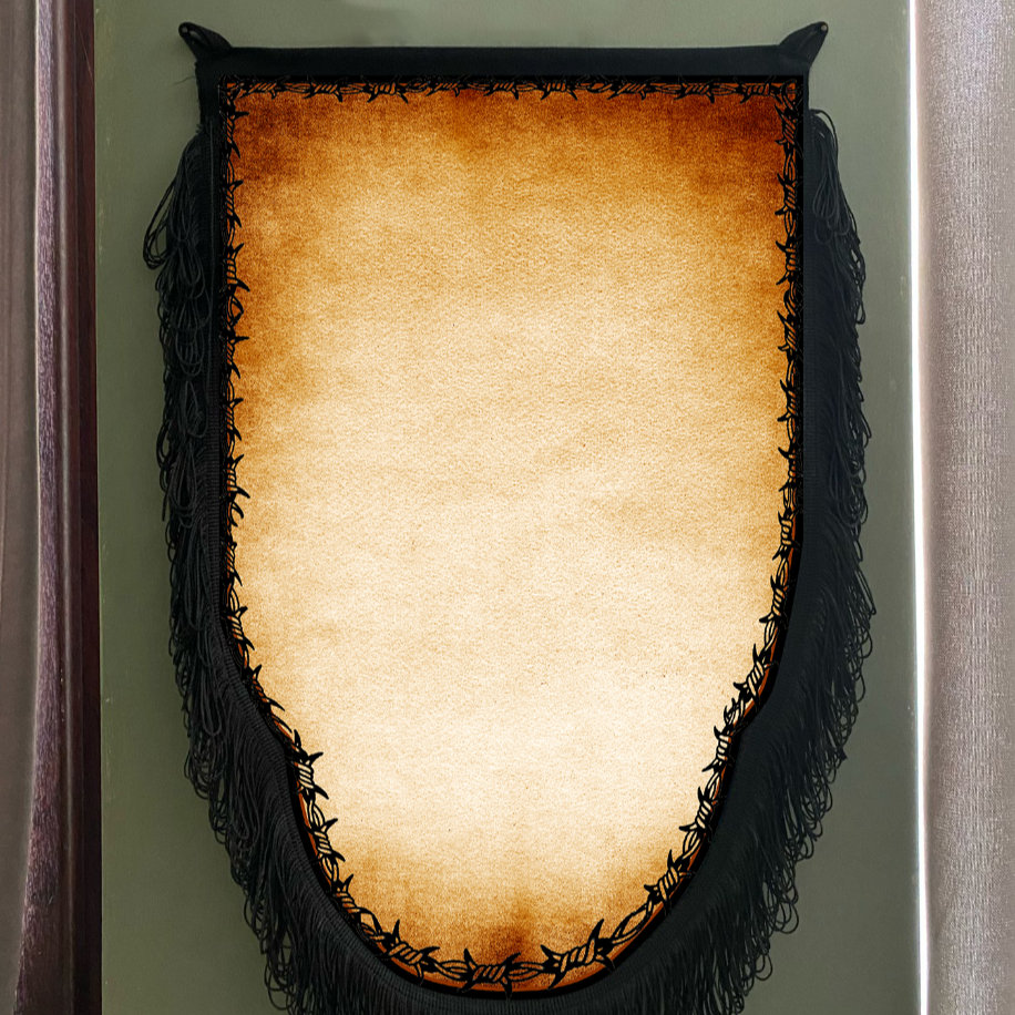 Custom BROWN BACKGROUND Flag 35x50cm (13,9x19,9inch)  (Custom Home Decor, Wall Decor=