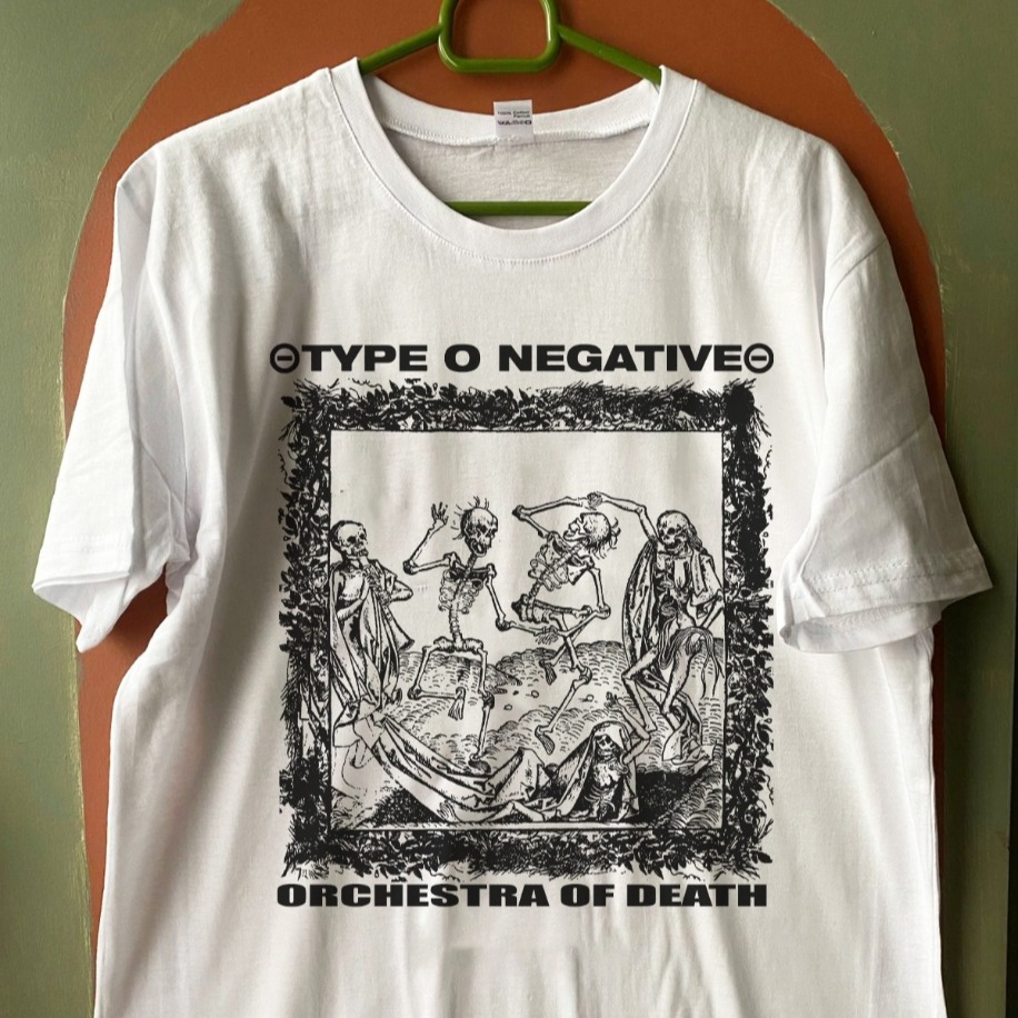 Type O Negative - Orchestra of Death - WHITE - Tshirt #gothic #metal #doom