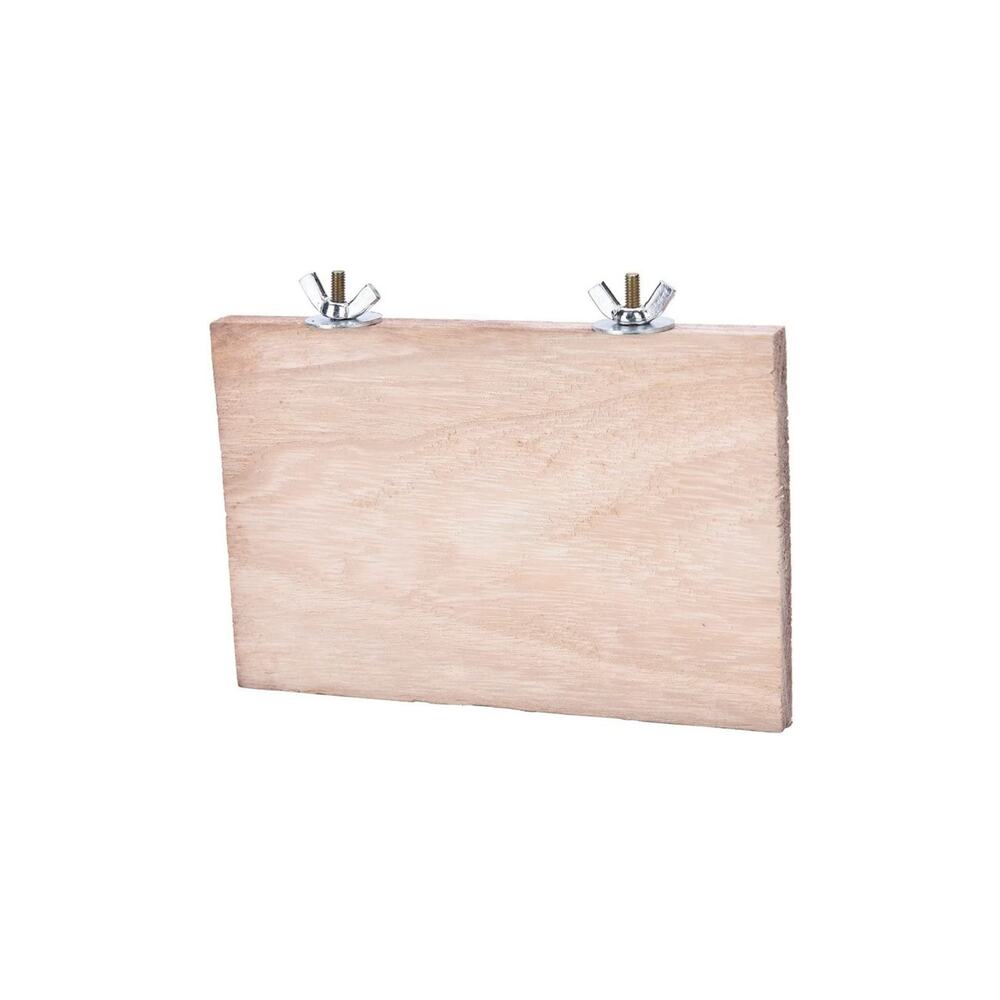 Kare Ahşap Stant 30cm X 30cm , Kafes Platformu, Muhabbet Kuşu Tüneği Tünek