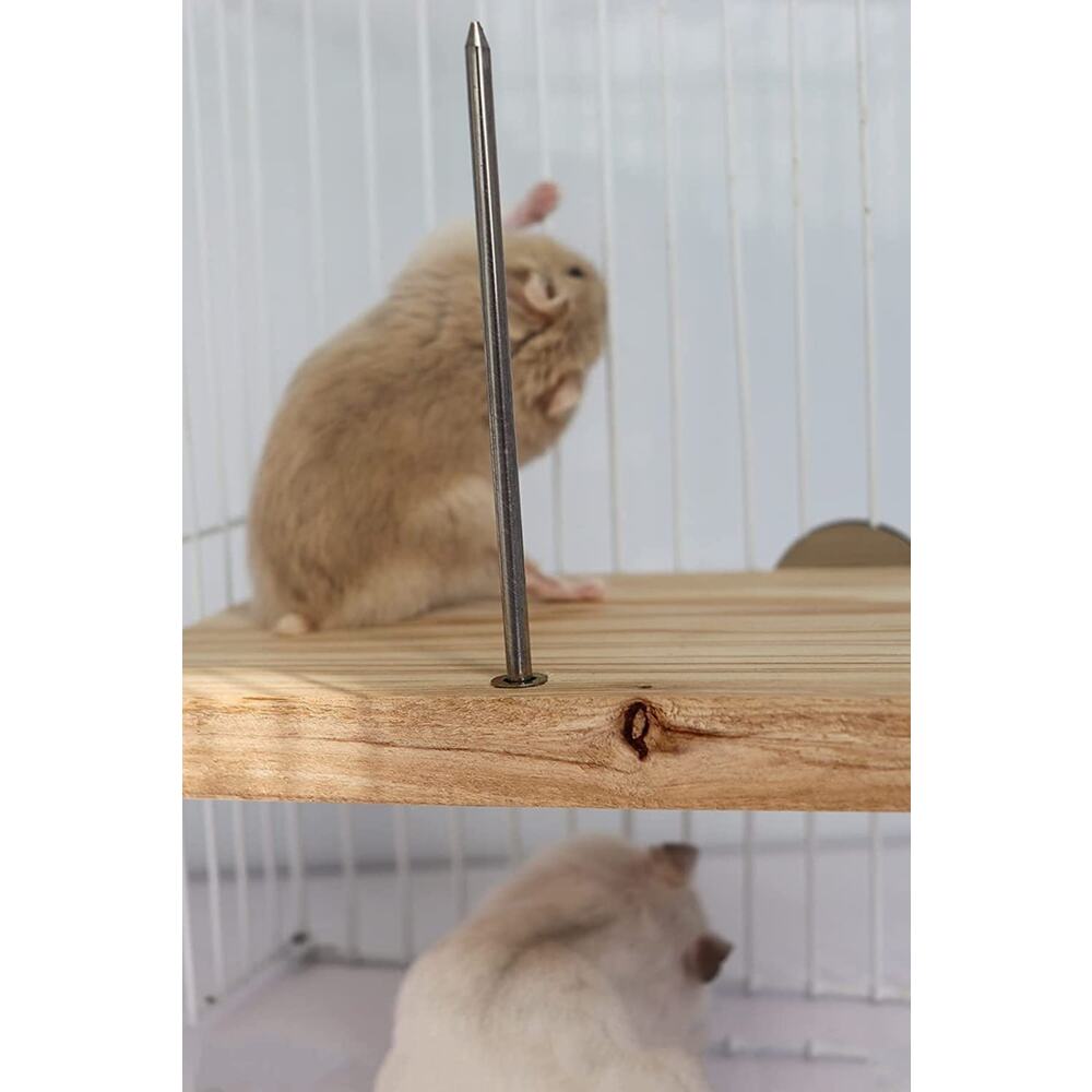 Çivili Meyve Sebze Asmalı Kuş, Hamster Asılı Tünek, Kuş Mama Tutucu, Doğal Ahşap Kuş Kafesi