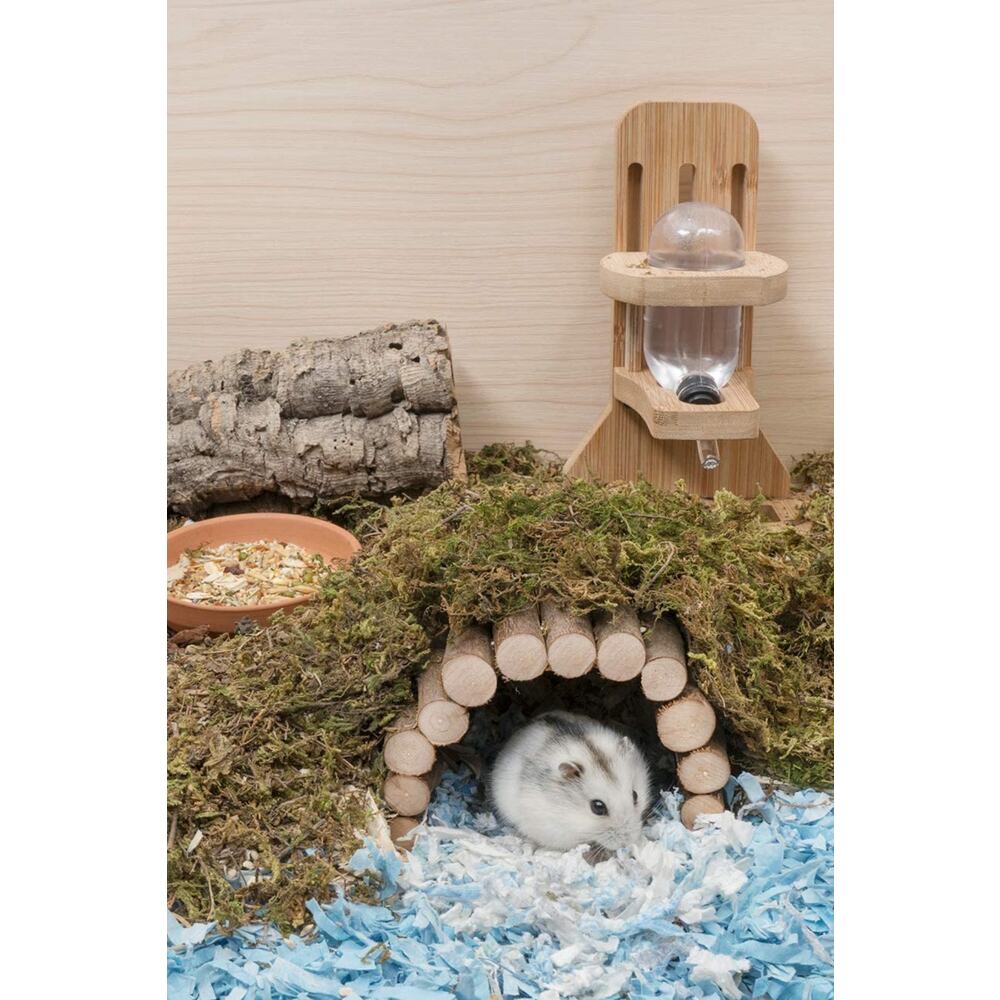 Doğal Ahşap Çubuklu Köprü - Hamster Fare Sıçan Kemirgenler Oyuncağı