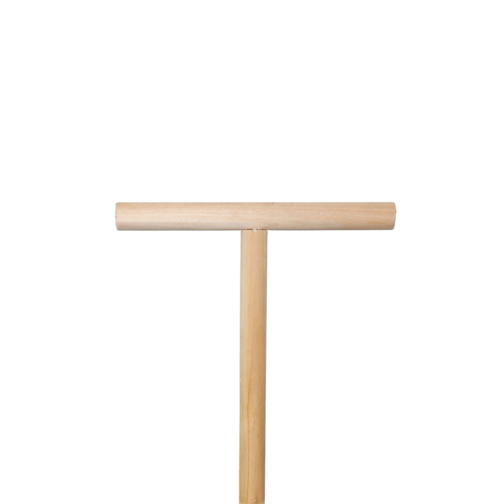 19.99cm T-Şekilli Ahşap Kuş Platformu - Küçük ve Orta Boy Papağanlar İçin