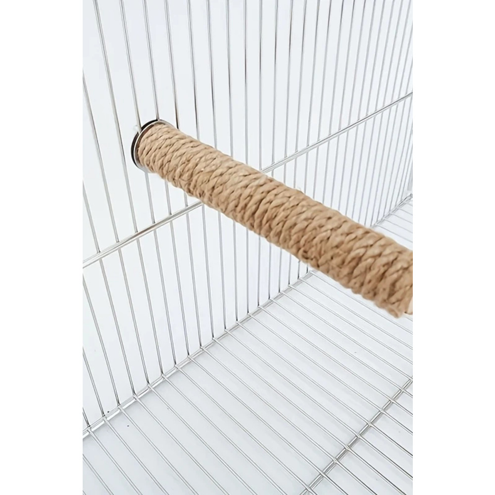 Doğa Halatlı Kuş Oyuncağı - Küçük Papağan ve Muhabbet Kuşları İçin 15 cm