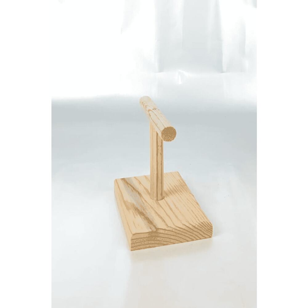 Ahşap Kuş Eğitim Standı Mini T