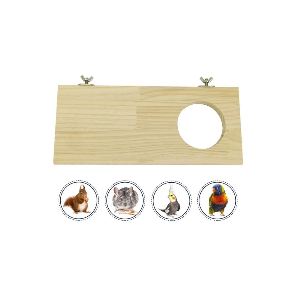 Ahşap Stand Platformu Papağan Muhabbet Kuşu Papağan Papağanı Conure Hamster Fare Chinchilla
