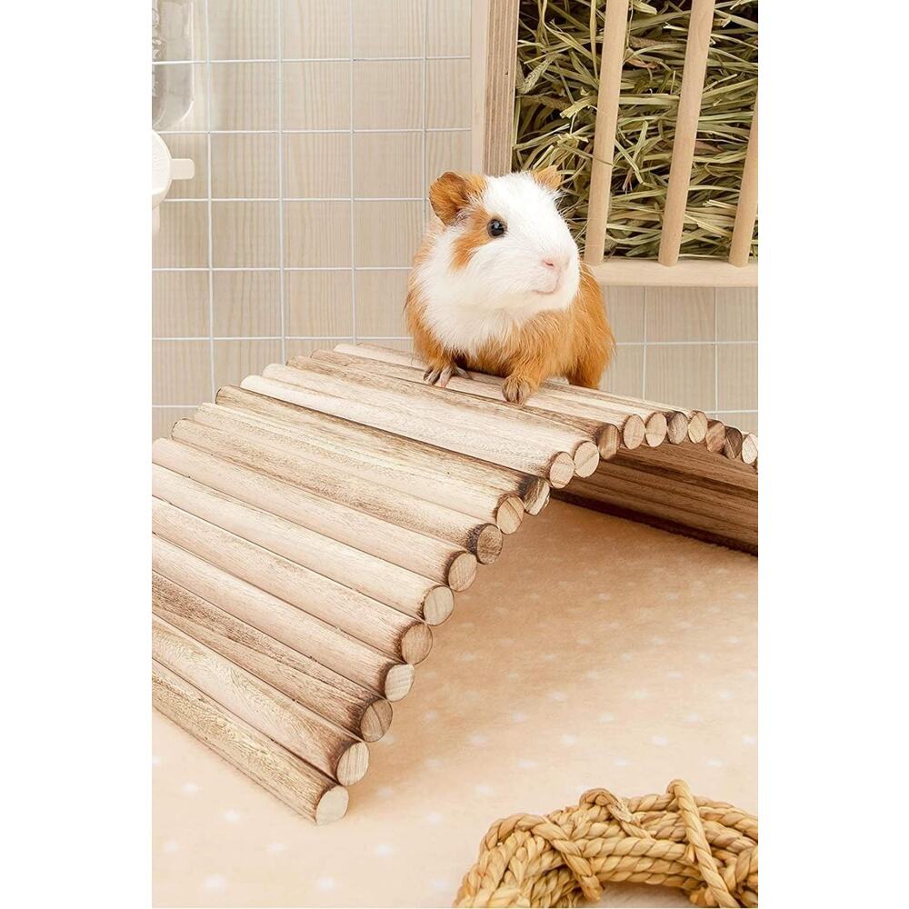 (40cm X 20cm) Hamster Gerbil Fare Sıçan Gine Domuzu Veya Diğer Küçük Hayvanlar Için Köprü Merdiveni