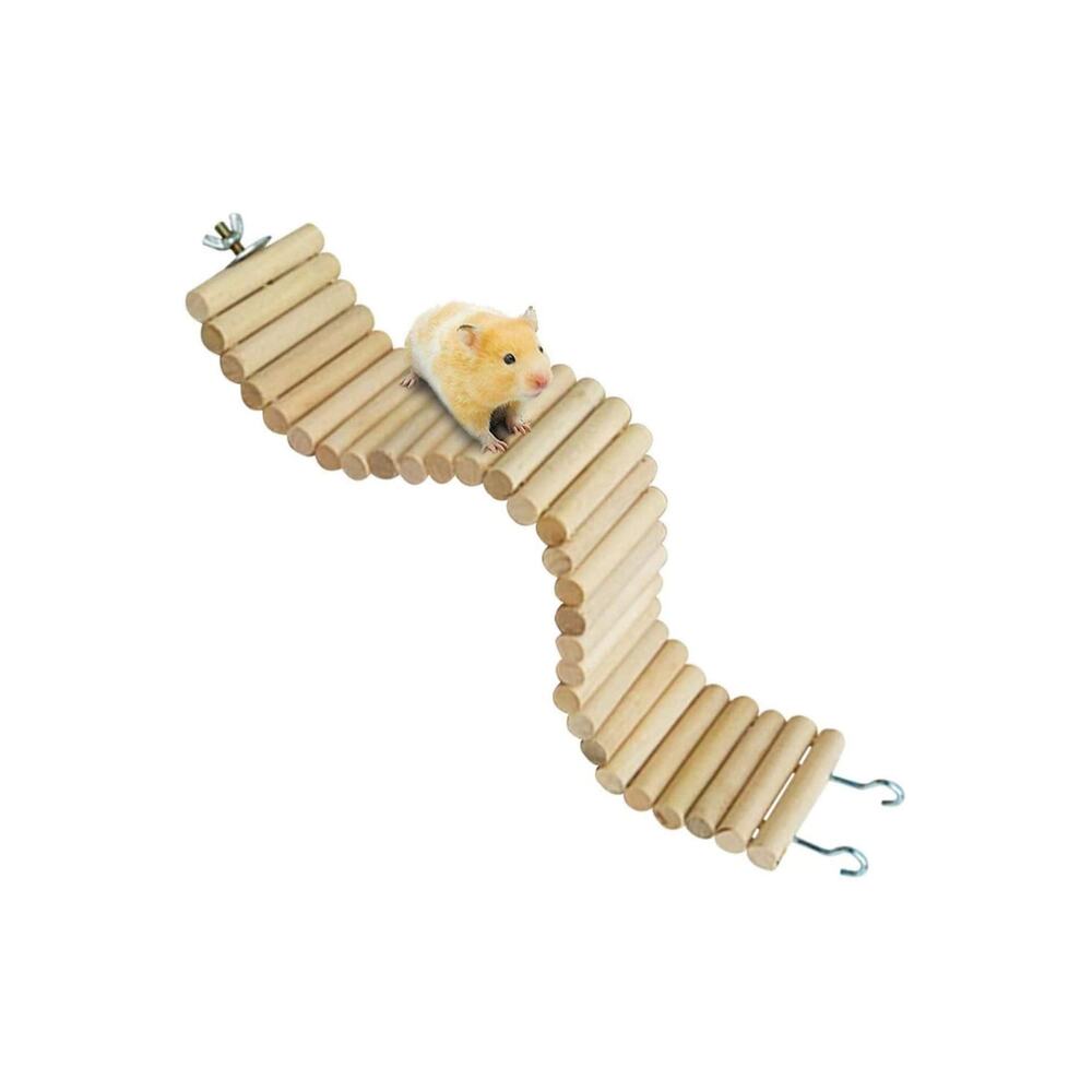 Hamster Uzun Ahşap Köprü, Cüce Hamster Bükülebilir Merdiven,
