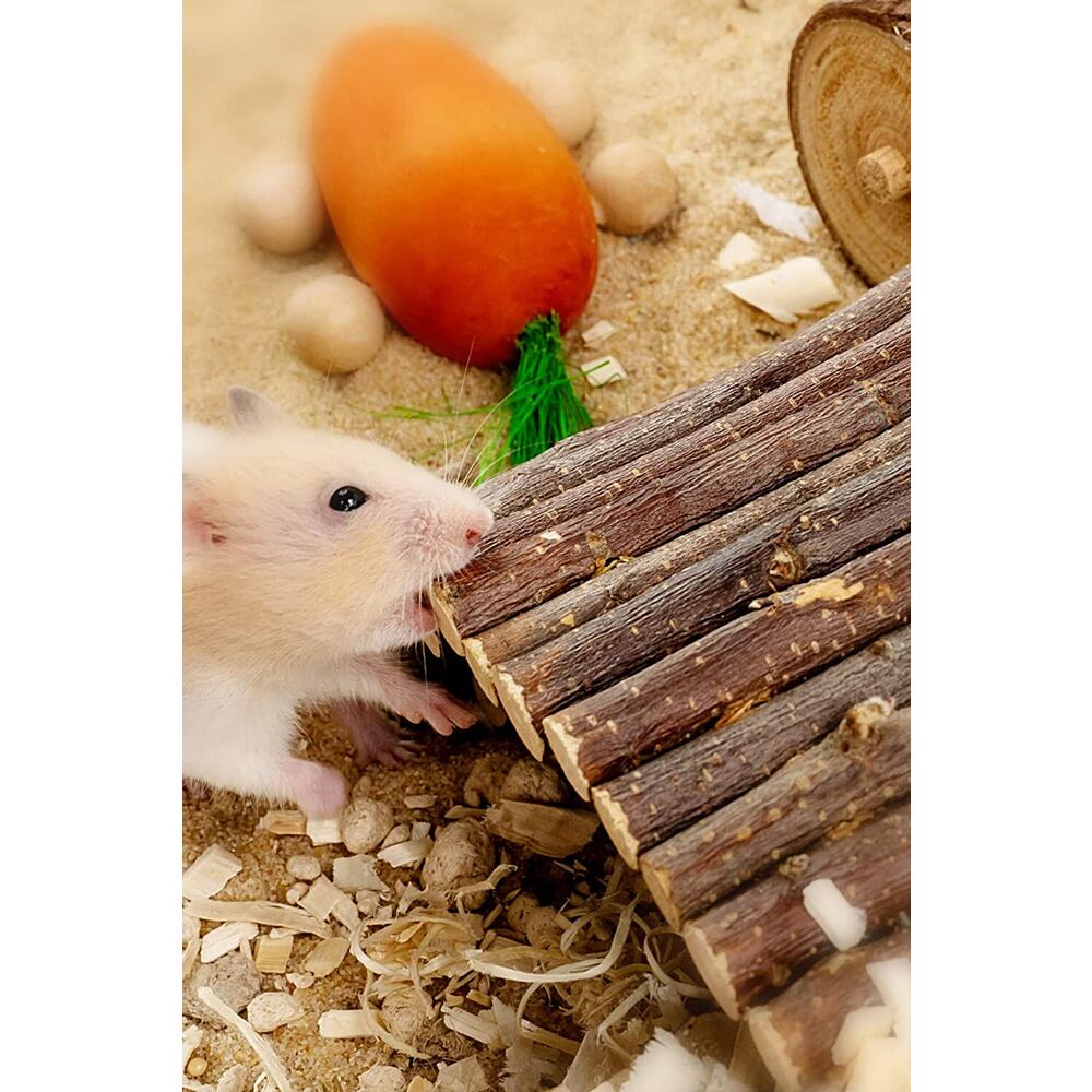 Ahşap Çubuklu Hamsterlar Için Ahşap Eğlence Köprüsü