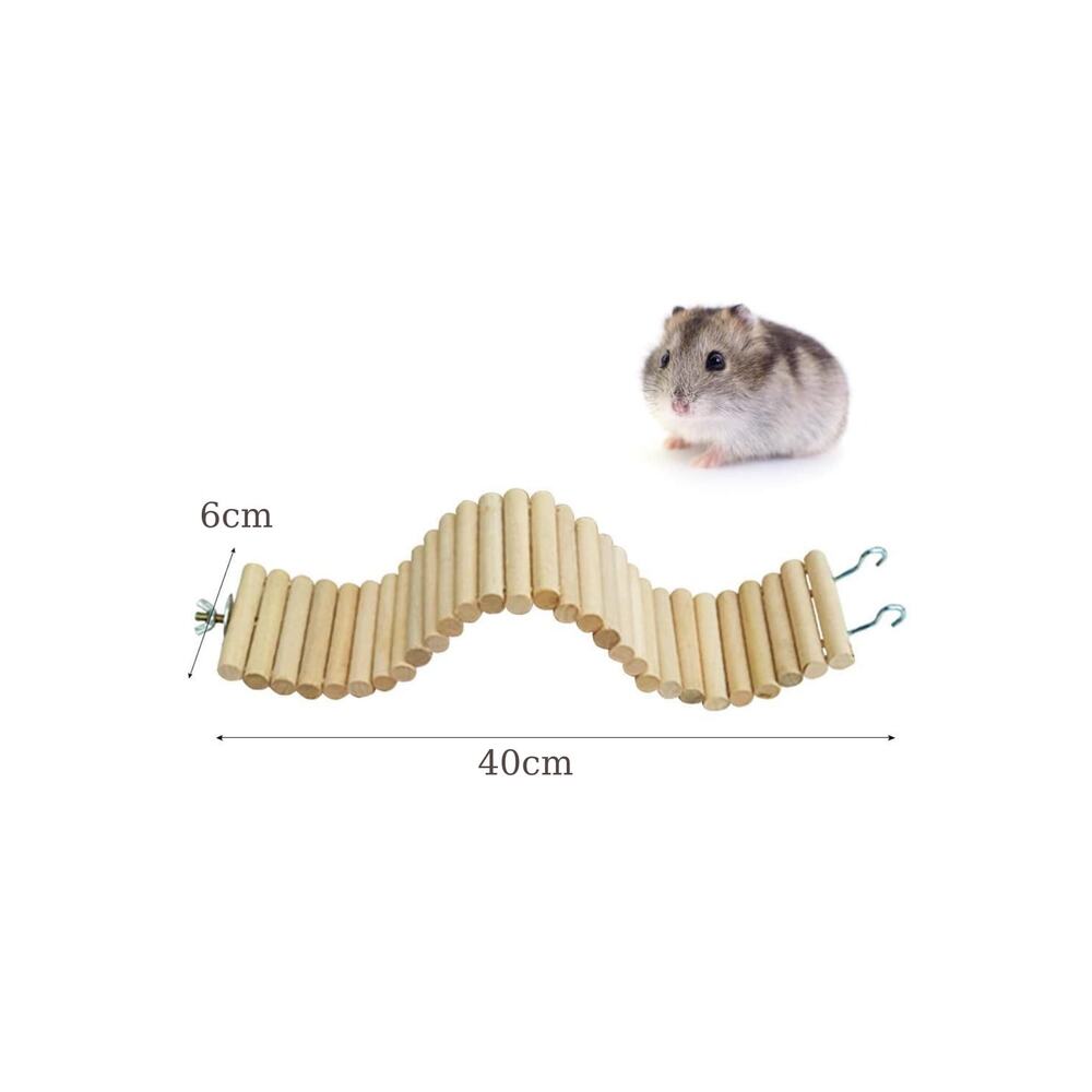 Hamster Uzun Ahşap Köprü, Cüce Hamster Bükülebilir Merdiven,