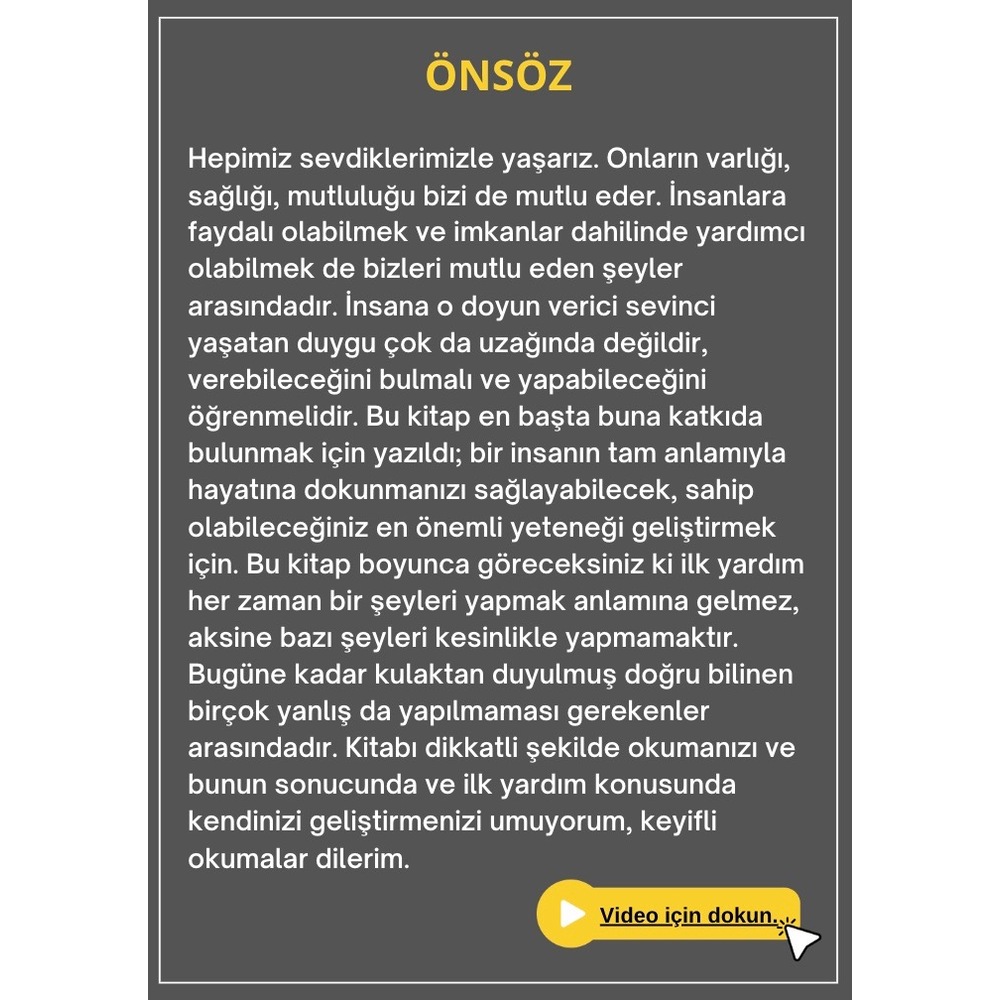 A'dan Z'ye İlk Yardım