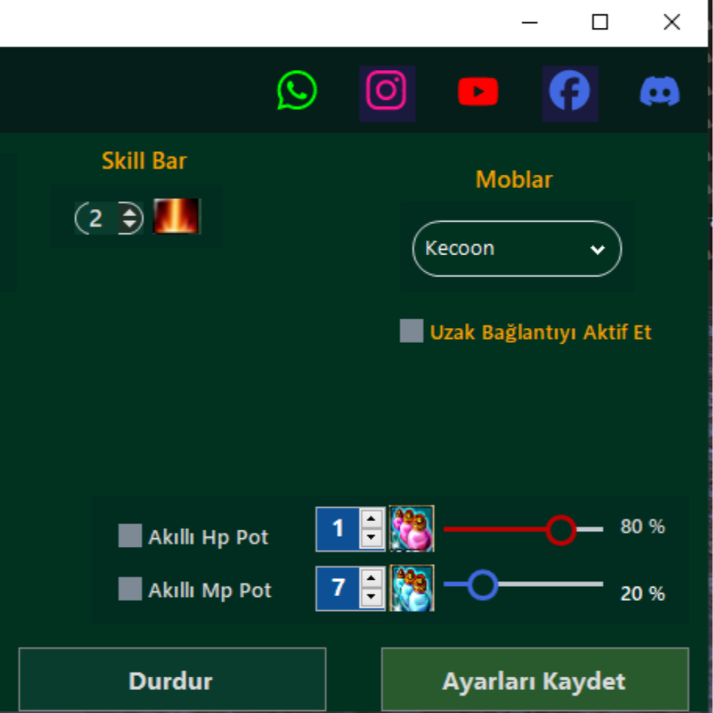 Kecoon Makrosu 7 Günlük Üyelik (Myko Serverlar)