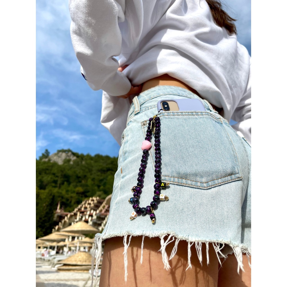 Purple Klein Phone Bracelet