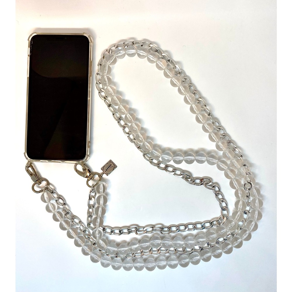 Silver Oasis Long Phone Strap