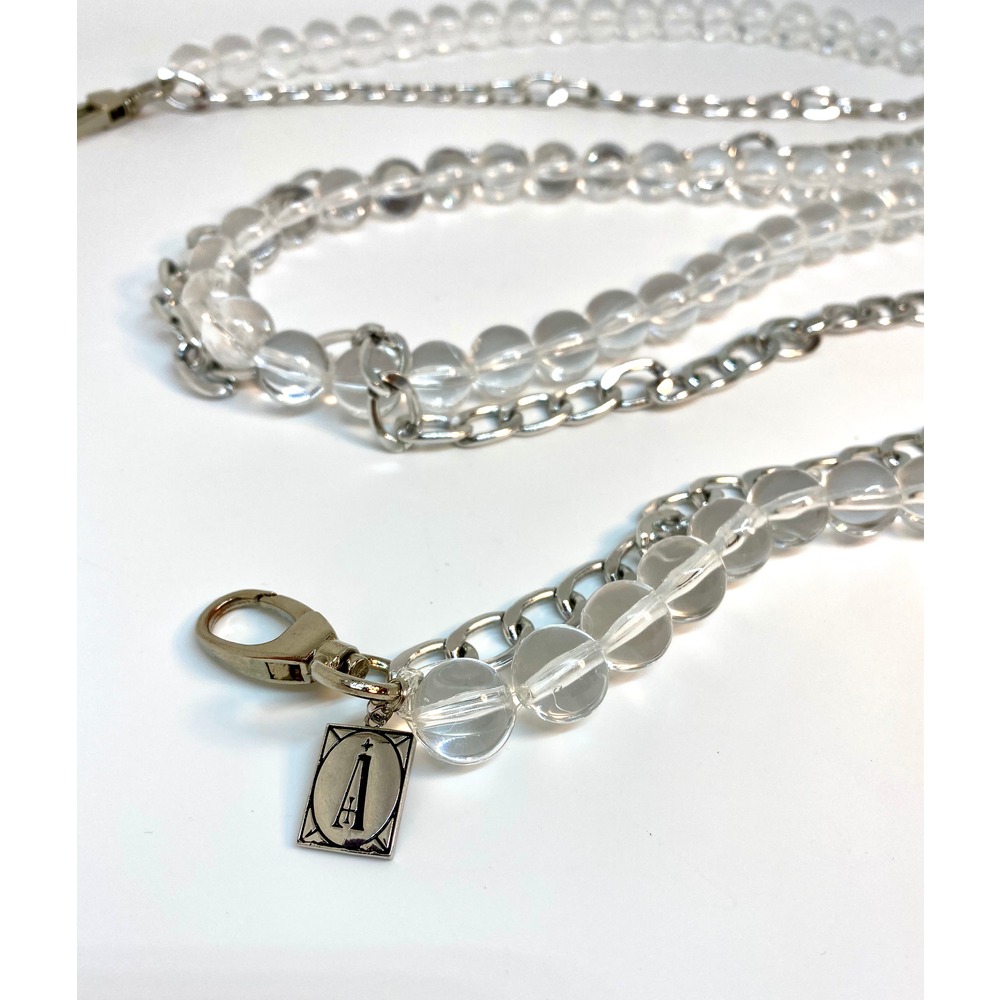 Silver Oasis Long Phone Strap