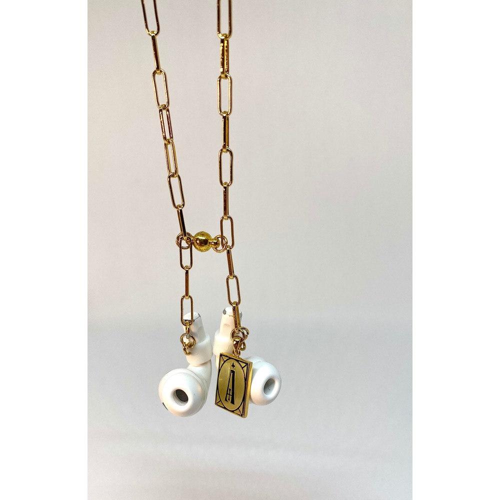 Cameria Gold Wireless Earphone Necklace