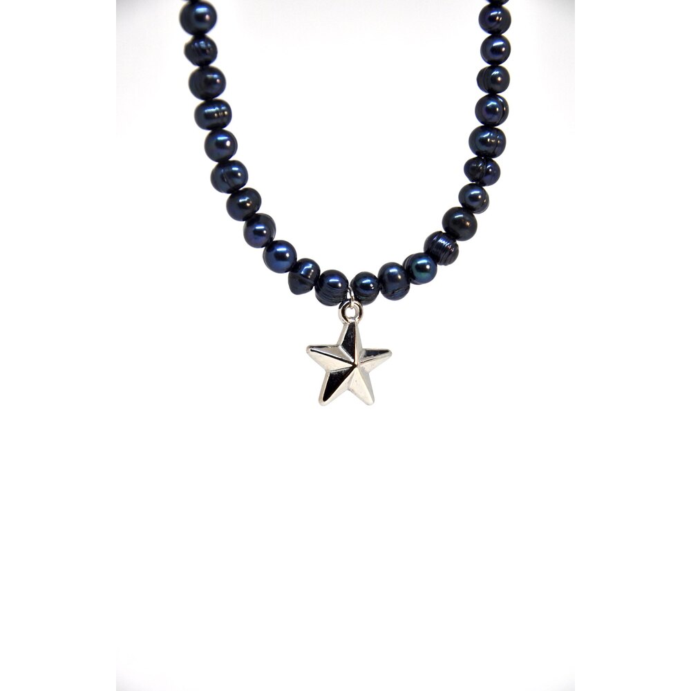 Galata Black Pearl Short Phone Strap