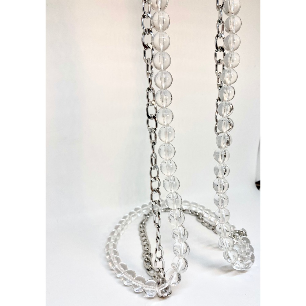 Silver Oasis Long Phone Strap