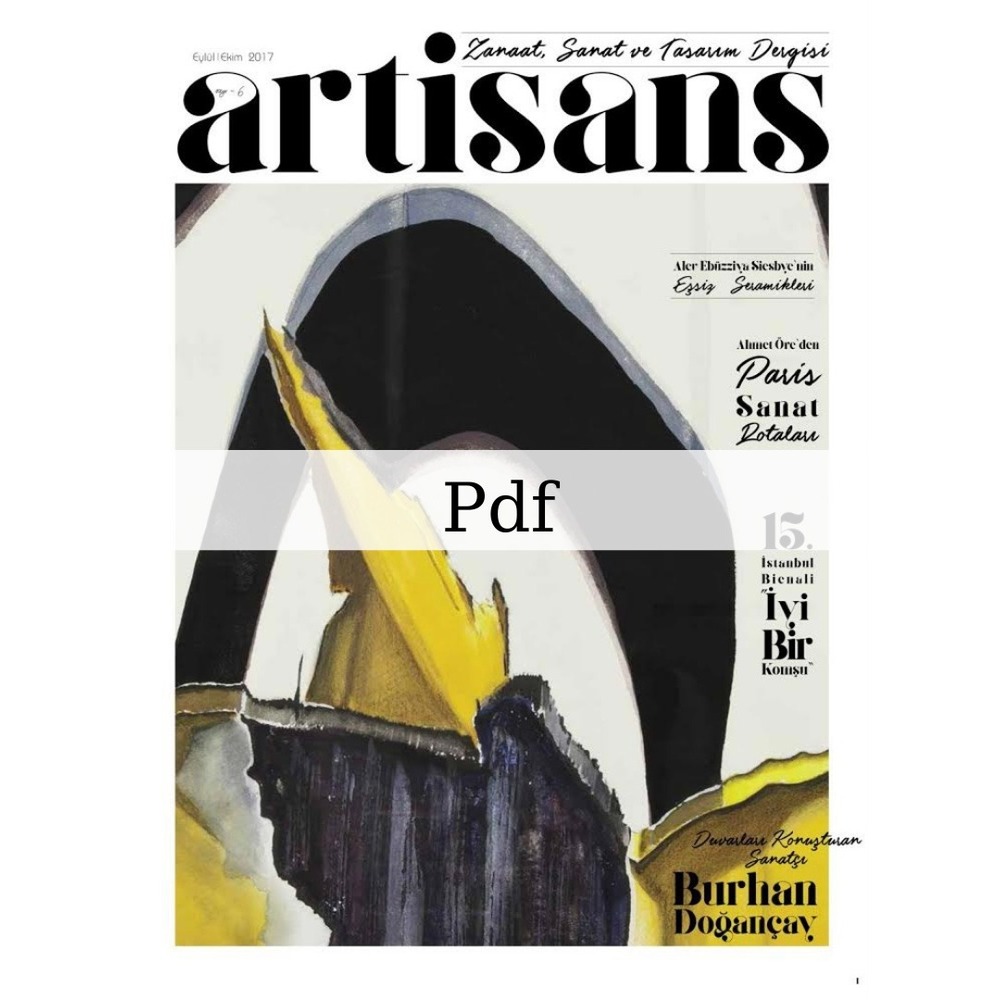 Artisans Dergi / 6. Sayı / PDF