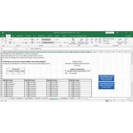 Sosyometri ve Sosyogram Çizim Programı
