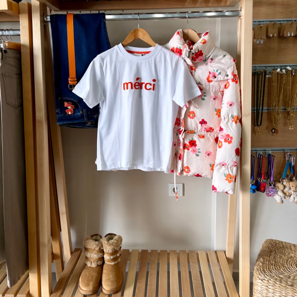 Merci Yazılı T-shirt