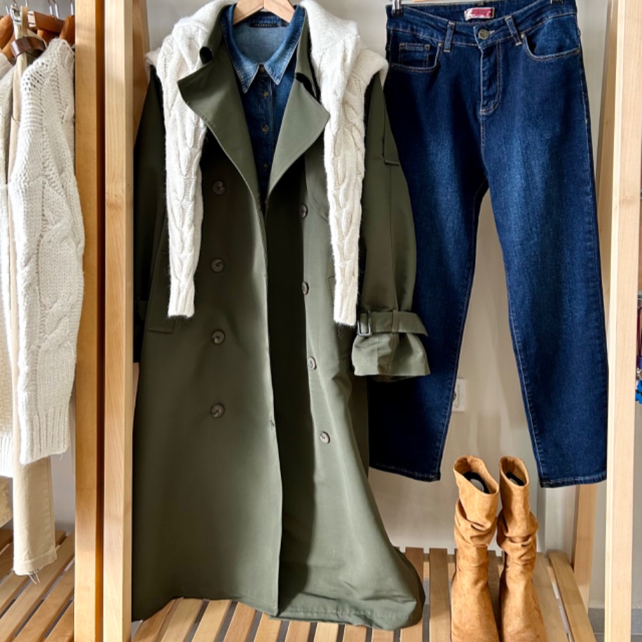 Haki Trenchcoat