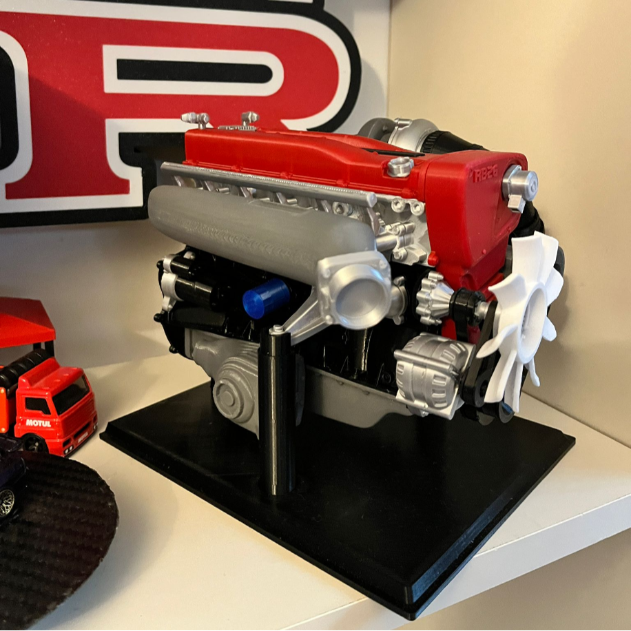 3D Baskı Nissan Skyline RB26 Motor