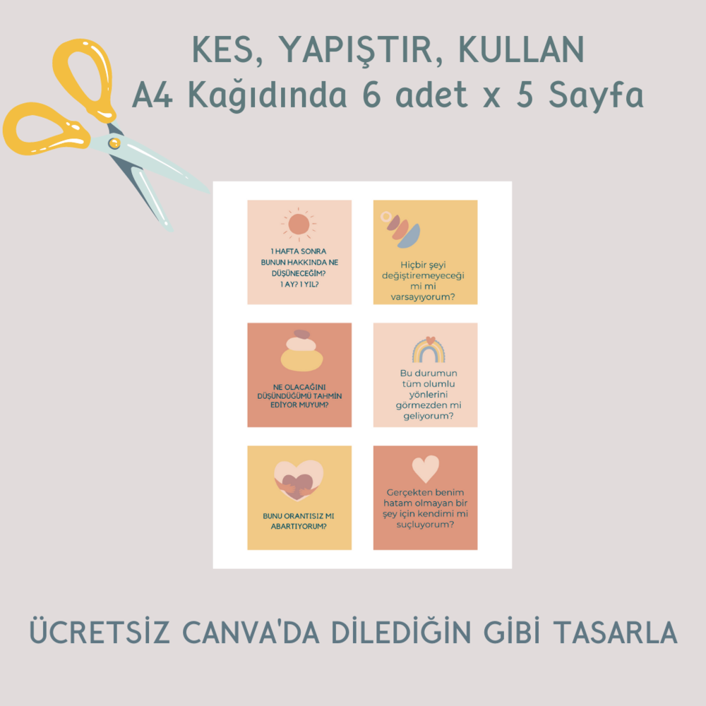 Bilişsel Çarpıtma Kartları / Soruları