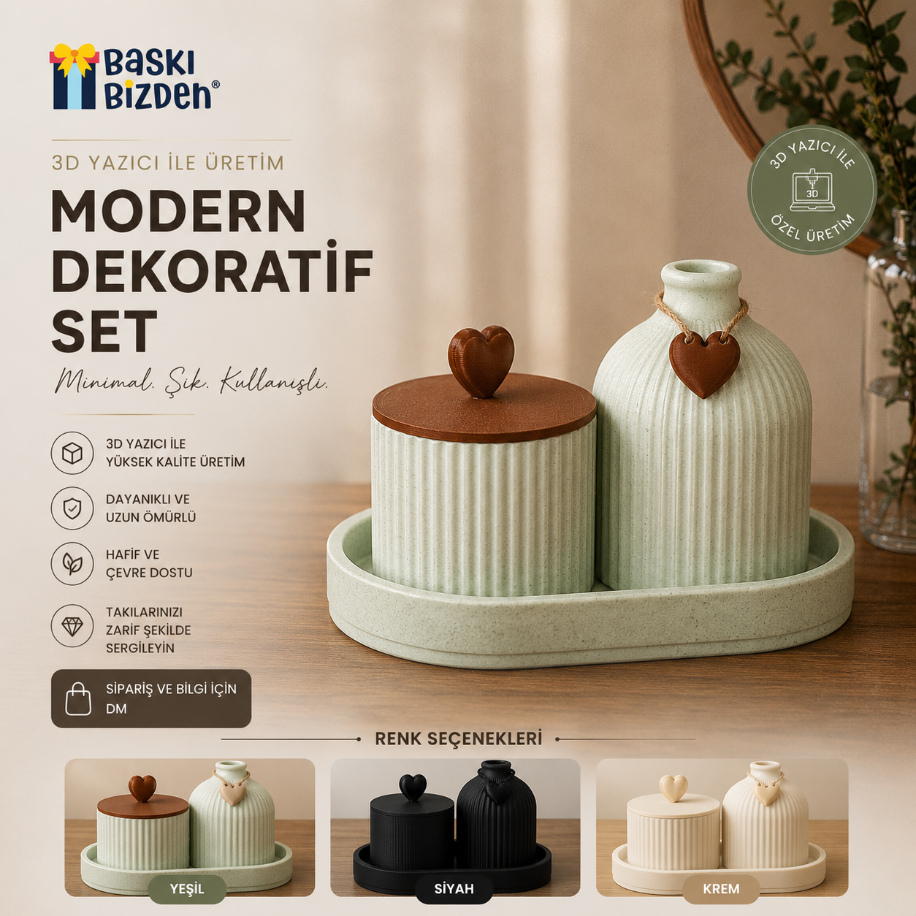 Modern Dekoratif Set