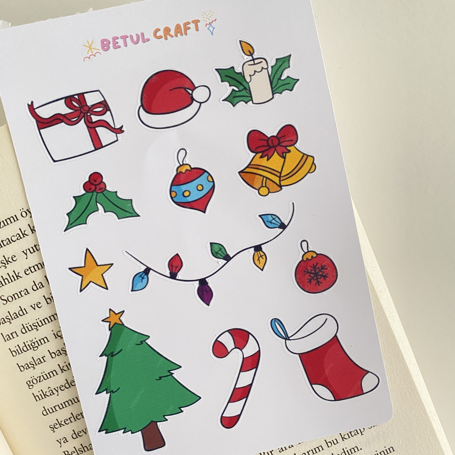 Yeni yıl sticker | Betulcraft