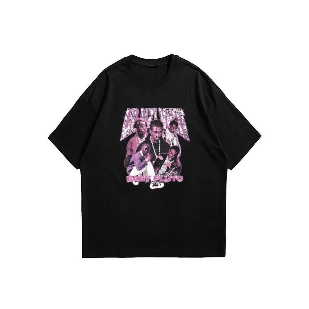Lil Uzi Vert Street Wear Design Oversize Black T-shirt