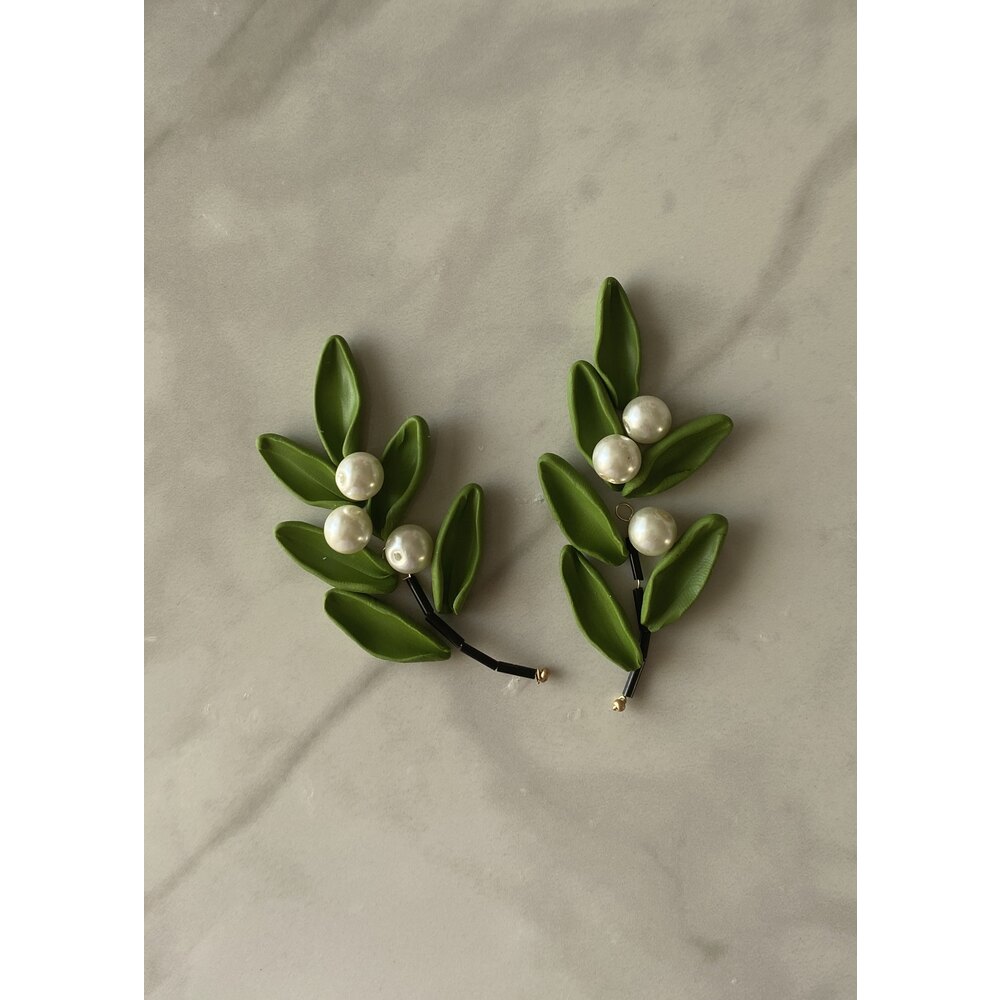Zeytin Dalı Küpe