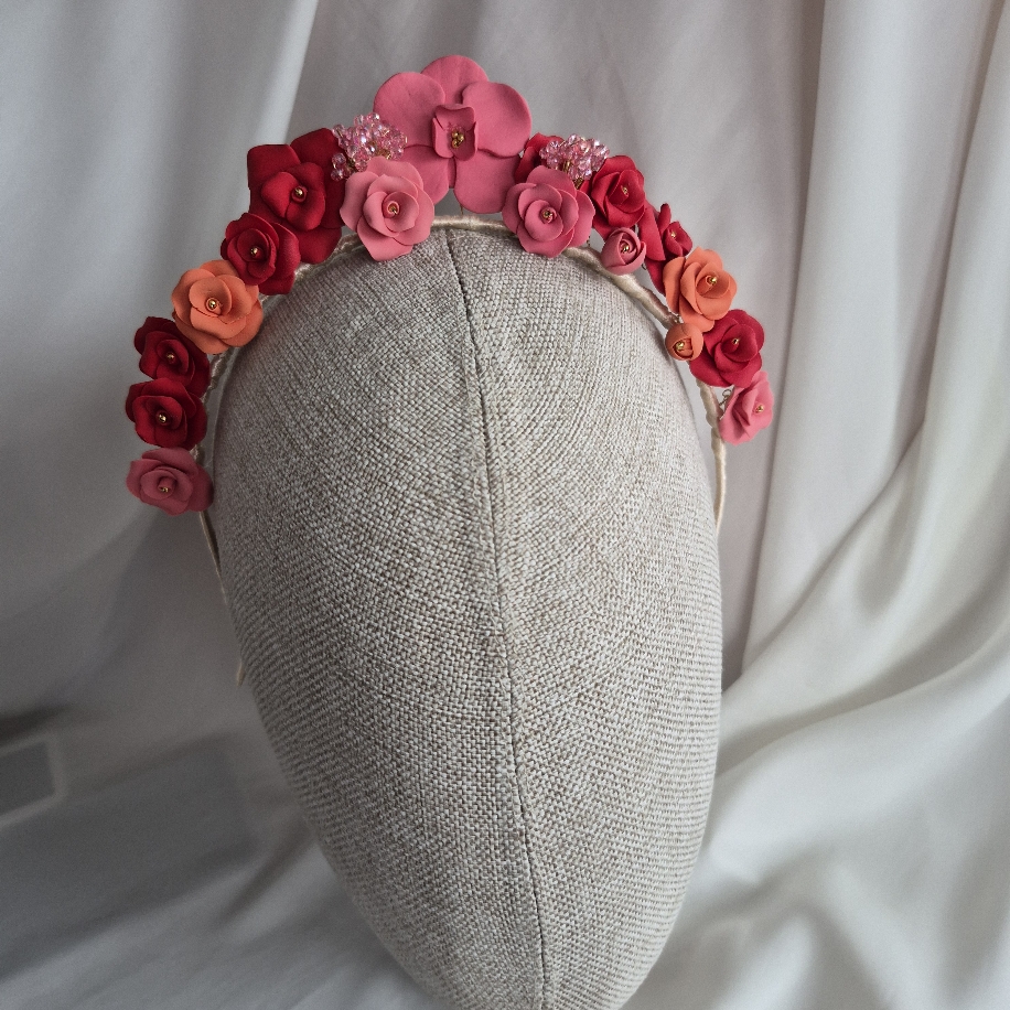 Gül Taç (Kırmızı-Pembe) 