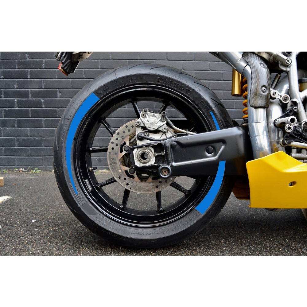 Motosiklet Lastik Şerit Düz Model 8 Adet