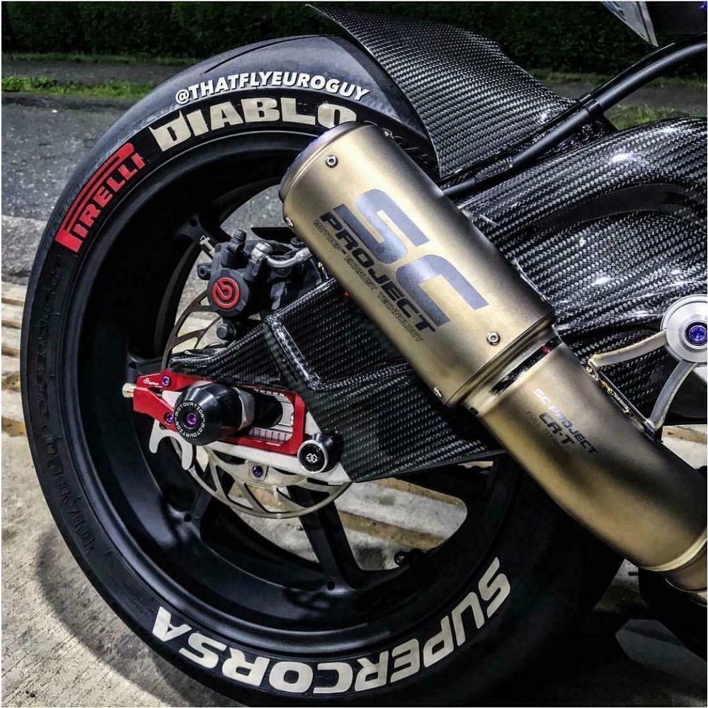  Pirelli Diablo Supercorsa Lastik Yazısı Motorsiklet Scooter 8 Adet