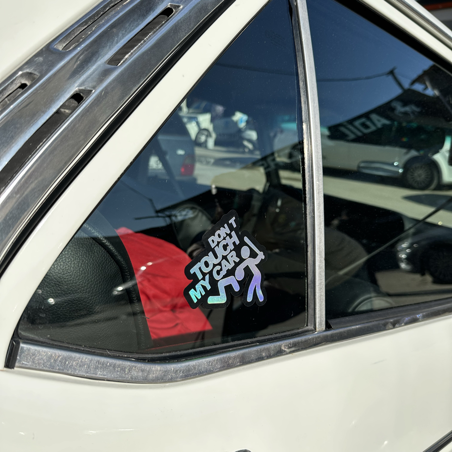 Dont touch sticker | Boss oto aksesuar