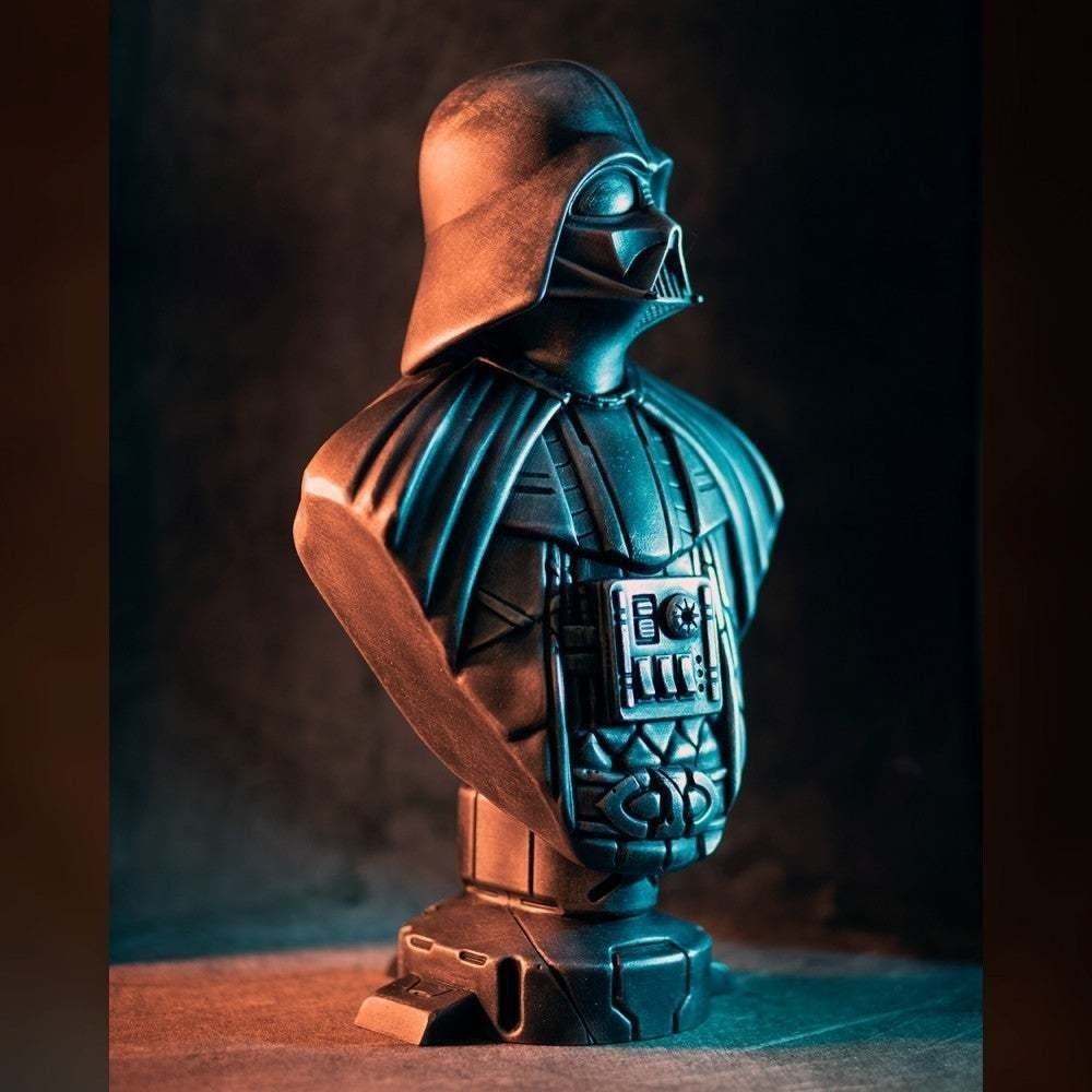 Siyah Darth Vader Büstü - Gücün Karanlık Tarafını Evinize Getirin