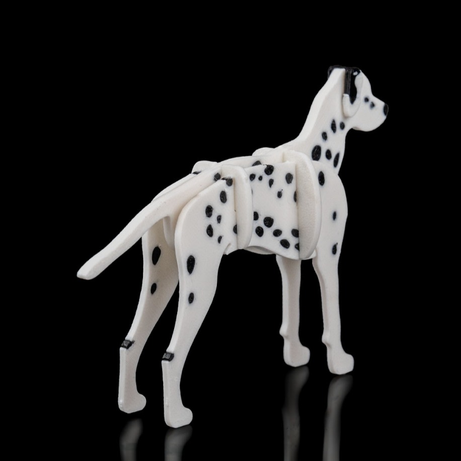  Dalmaçyalı Köpek 3D Maket | Şık Koleksiyon Figürü